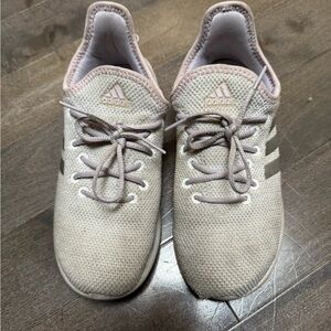 Girls adidas Cloudfoam Pure Kids' Lifestyle Running Shoes Size 2Y